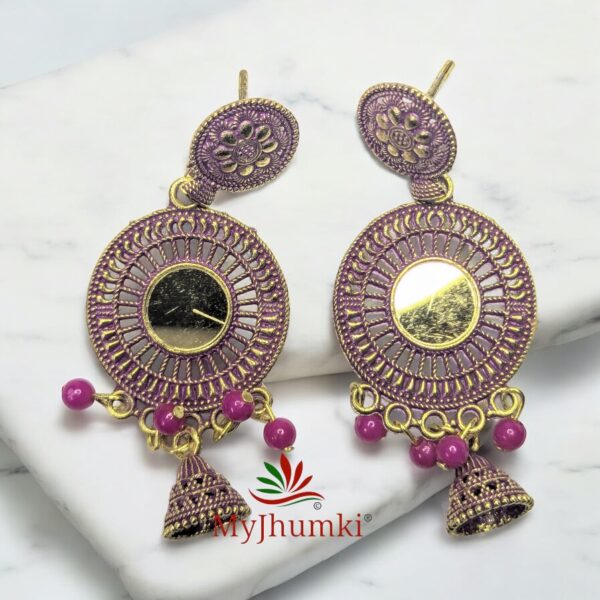 Oxidised Jhumka Earring For Women